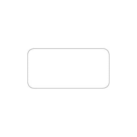 Asp File Right Color-Code Blank Labels, 500 Per Roll: White Pk 384-White